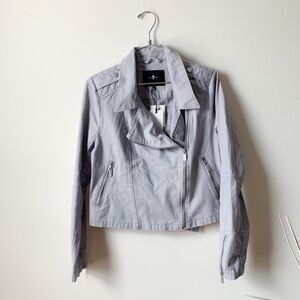 NWT 7 For All Mankind Motto Jacket sz S in Grey
